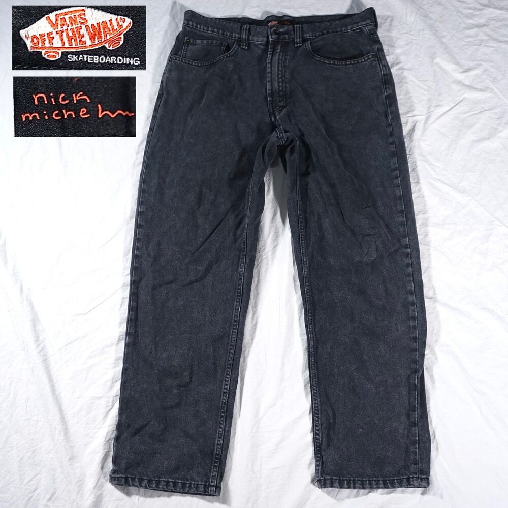 Vans x Nick Michel Loose Tapered Jeans Black Men's 34